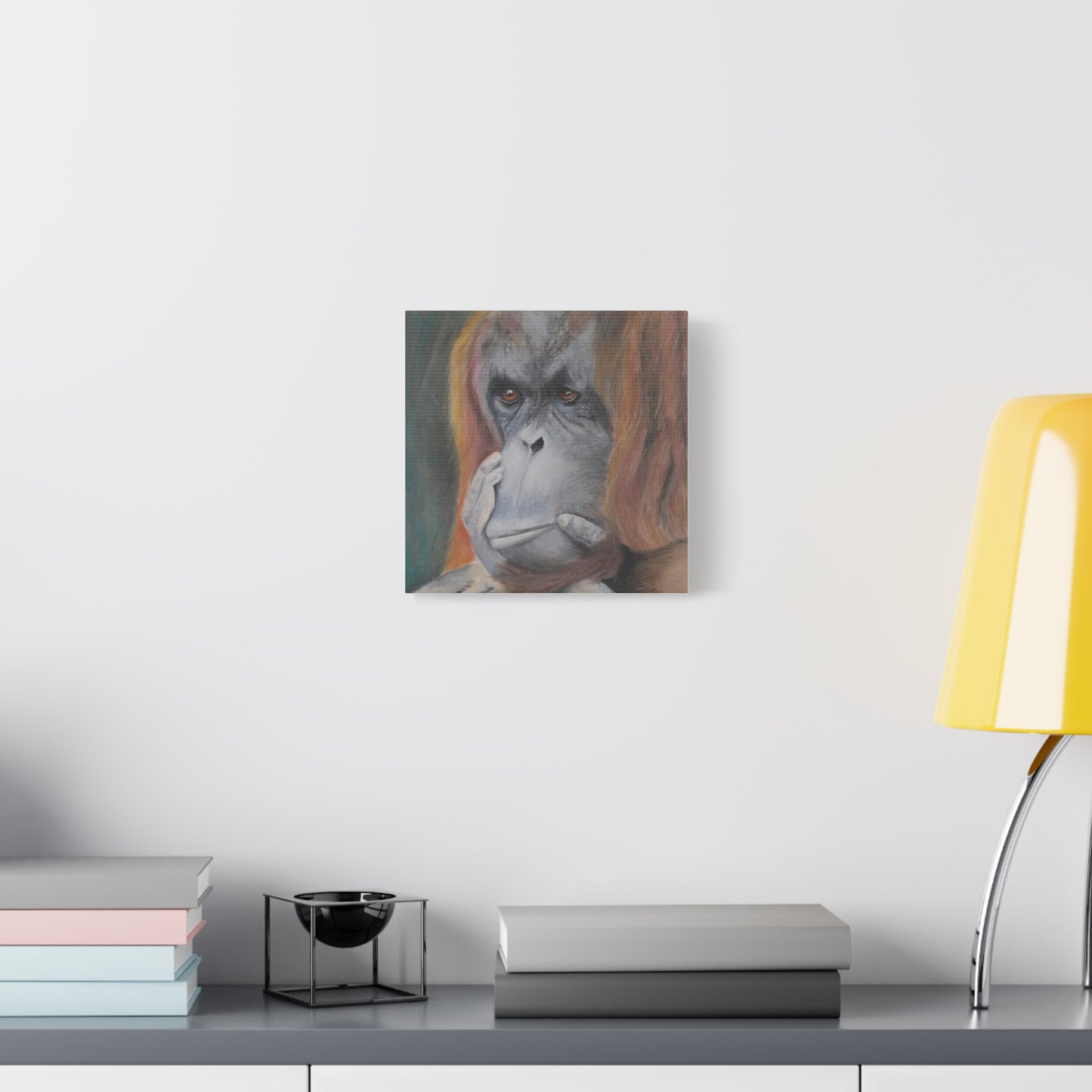 Canvas Print - Thoughtful Orangutan
