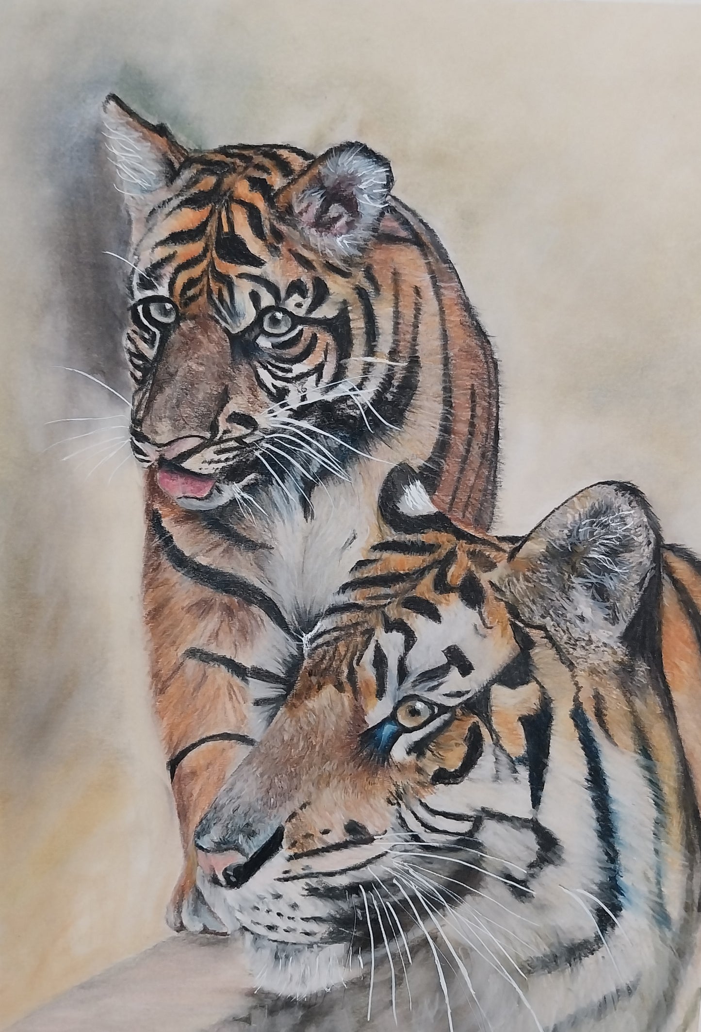 Tiger Mother and Cub
