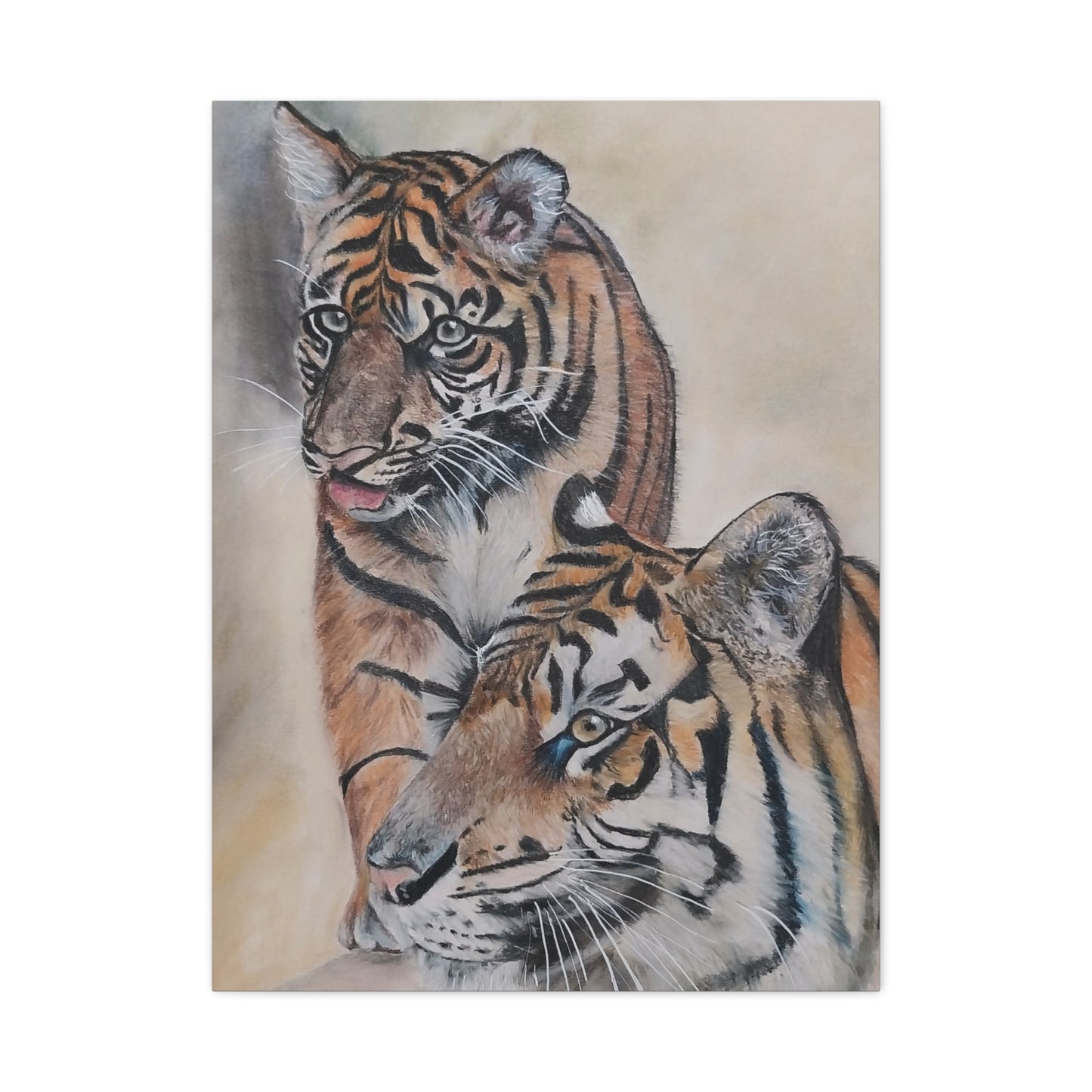Tiger Art Canvas Print, Animal Wall Decor, Wild Life Home Decor, Gift for Nature Lovers, Modern Art for Animal Lovers