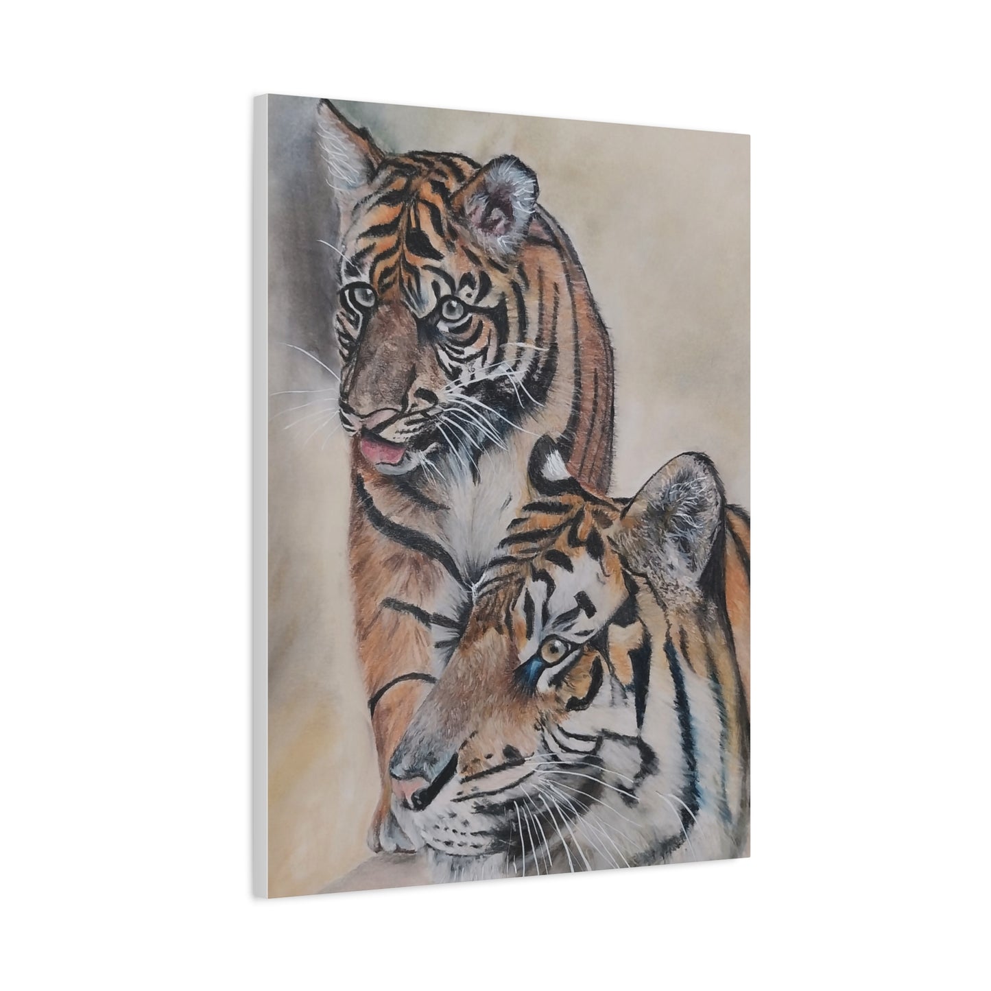 Tiger Art Canvas Print, Animal Wall Decor, Wild Life Home Decor, Gift for Nature Lovers, Modern Art for Animal Lovers