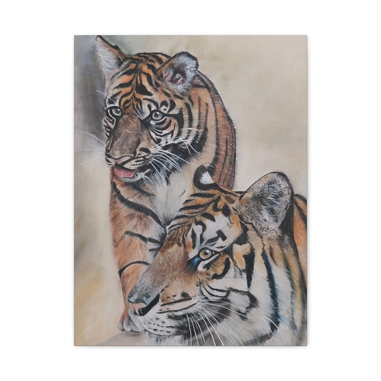 Tiger Art Canvas Print, Animal Wall Decor, Wild Life Home Decor, Gift for Nature Lovers, Modern Art for Animal Lovers