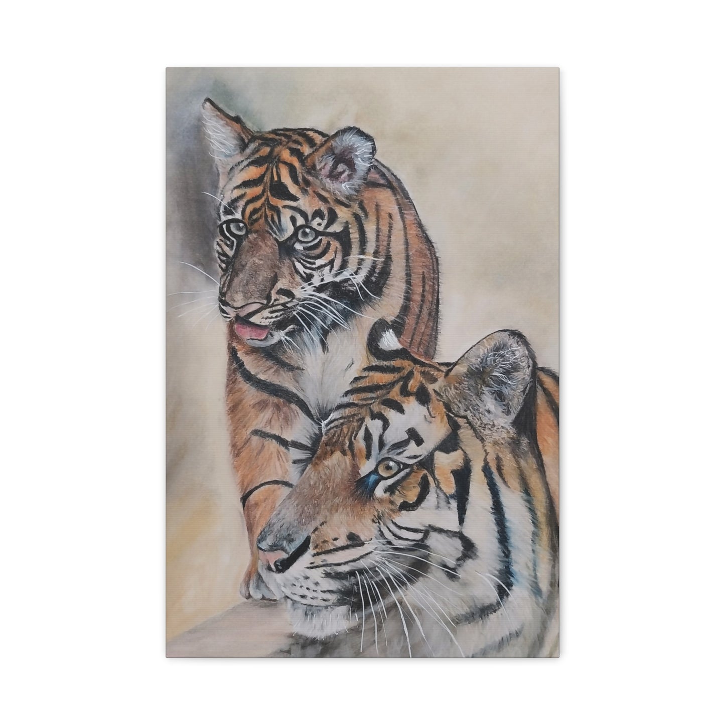 Tiger Art Canvas Print, Animal Wall Decor, Wild Life Home Decor, Gift for Nature Lovers, Modern Art for Animal Lovers