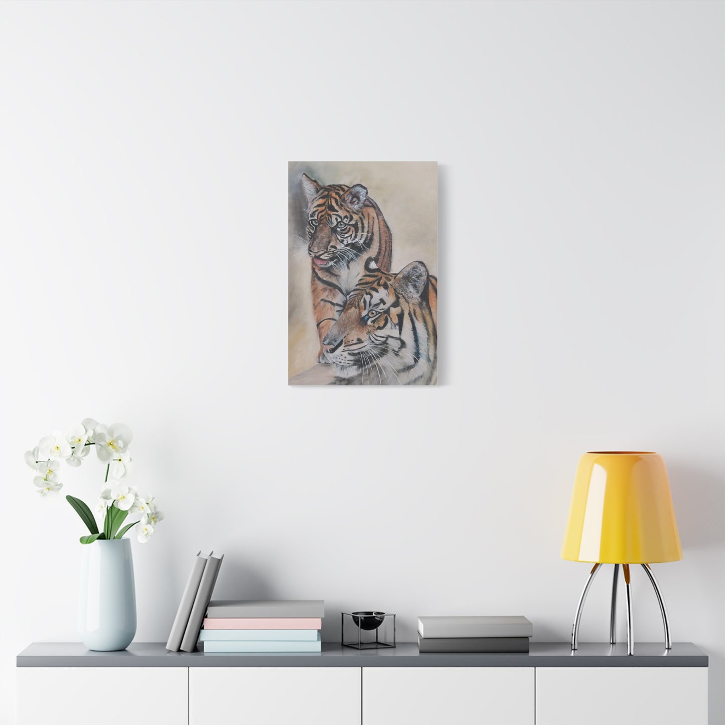 Tiger Art Canvas Print, Animal Wall Decor, Wild Life Home Decor, Gift for Nature Lovers, Modern Art for Animal Lovers