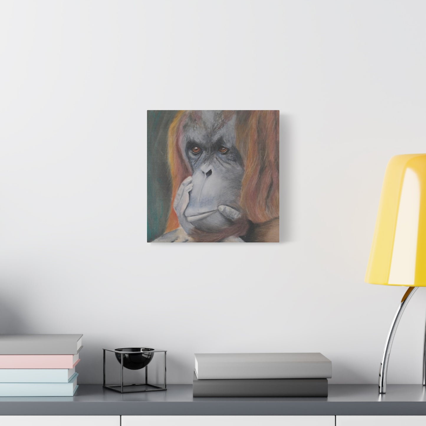 Canvas Print - Thoughtful Orangutan