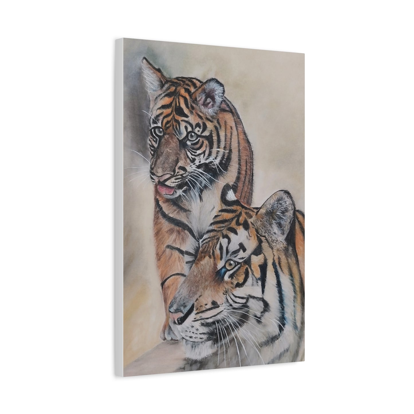 Tiger Art Canvas Print, Animal Wall Decor, Wild Life Home Decor, Gift for Nature Lovers, Modern Art for Animal Lovers